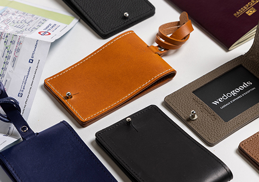 étiquette bagage cuir wedogoods